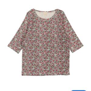 Lillegs Girl's Pink Floral Long Sleeve Shirt Size 16 Modest Brand New